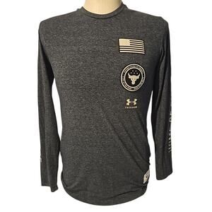 Under Armour Project Rock Freedom Men’s Long Sleeve T-Shirt Sz. Small